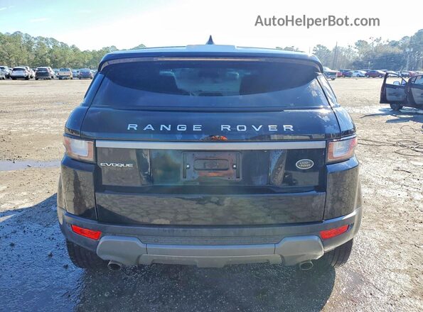 SALVP2RX8KH329751 2019 LAND ROVER RANGE ROVER EVOQUE Black Widok wnętrza z przodu