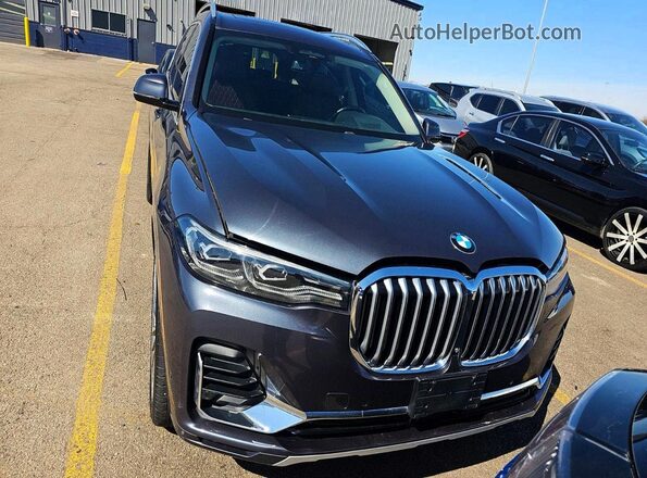 5UXCW2C52KLB43713 2019 BMW X7 Gray Widok komory silnika