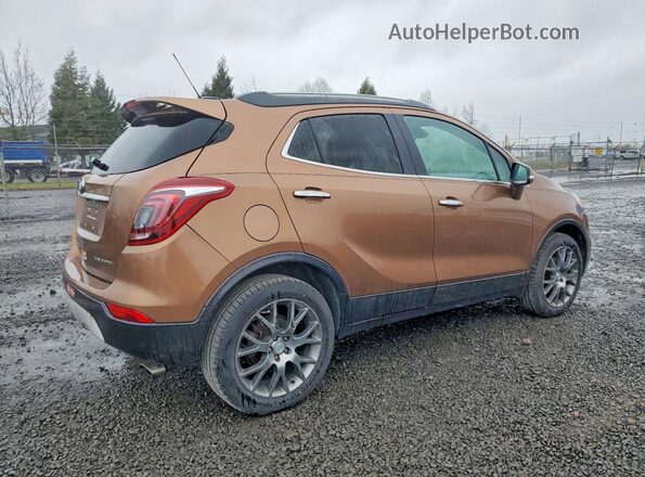 KL4CJ1SB3HB144568 2017 BUICK ENCORE Коричневый Передняя правая четверть
