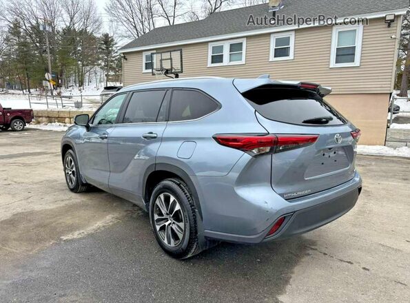 5TDKDRBH0PS005727 2023 TOYOTA HIGHLANDER Серый Задняя правая четверть