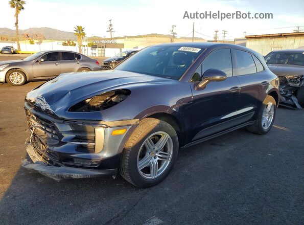 WP1AA2A58KLB02072 2019 PORSCHE MACAN Синий Задняя левая четверть