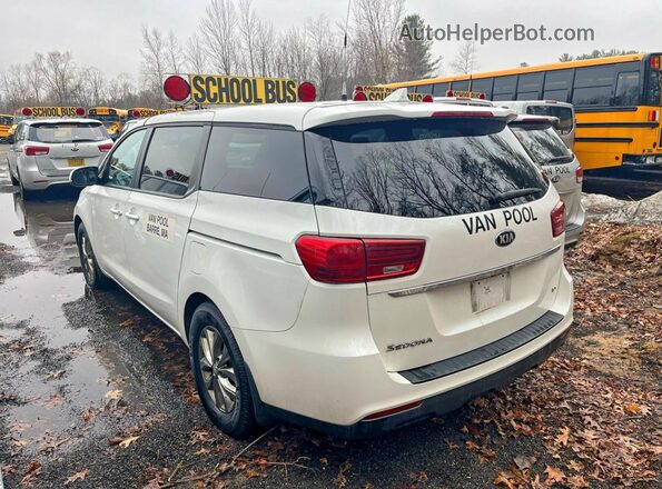 KNDMB5C18K6525496 2019 KIA SEDONA Белый Передняя правая четверть