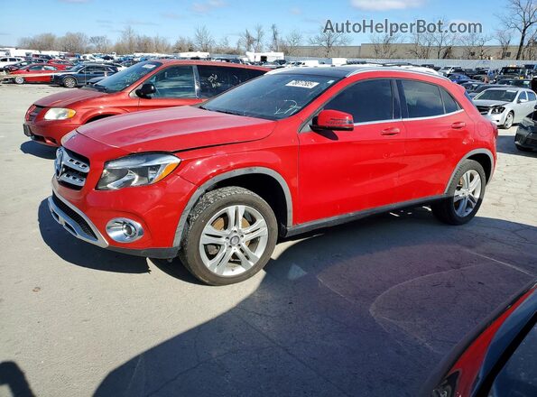 WDCTG4GB7JJ373324 2018 MERCEDES-BENZ GLA Красный Задняя левая четверть