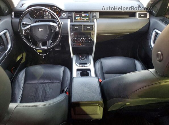 SALCP2RXXJH740767 2018 LAND ROVER DISCOVERY Gray Widok zestawu wskaźników