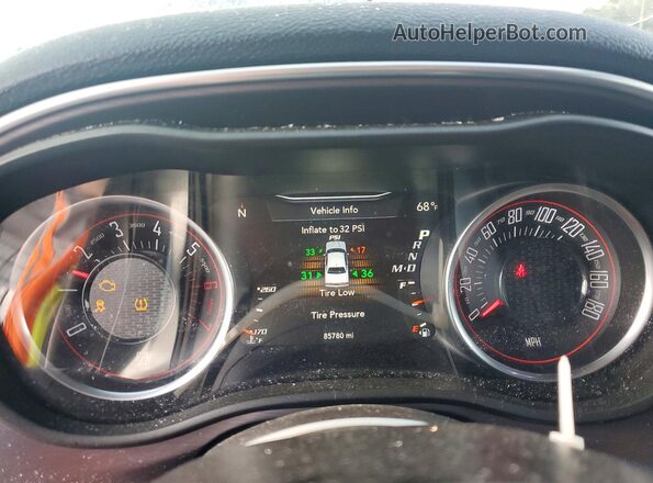2C3CDZFJ5HH594585 2017 DODGE CHALLENGER Серый Вид задних сидений