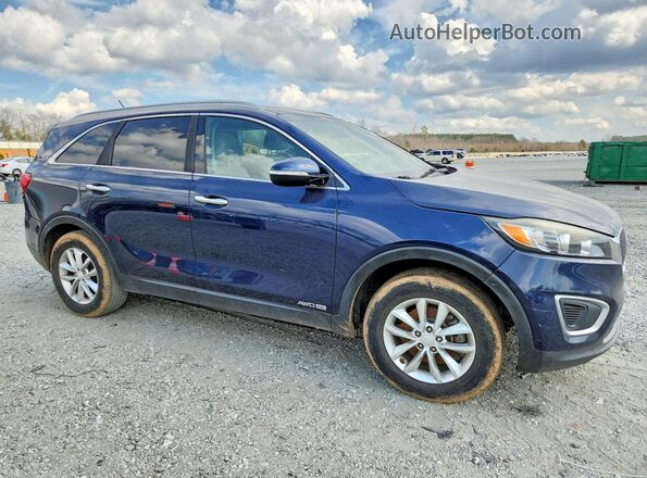 5XYPGDA53JG413697 2018 KIA SORENTO Синий Вид спереди