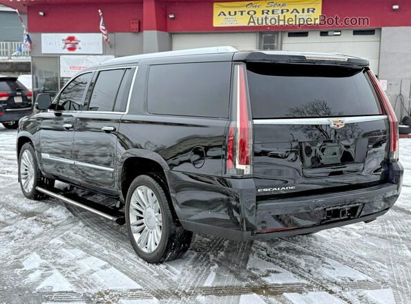 1GYS4KKJ7JR156350 2018 CADILLAC ESCALADE Черный Задняя правая четверть