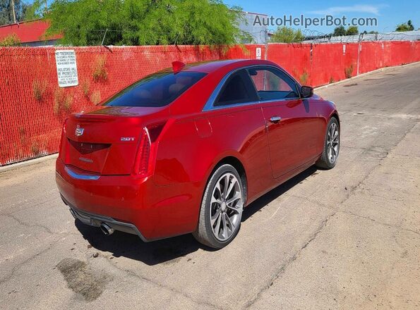 1G6AH1RX6G0131871 2016 CADILLAC ATS Красный Вид спереди