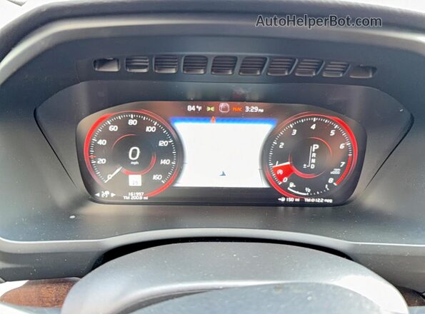 YV4A22PK2G1090674 2016 VOLVO XC90 Синий Вид щитка приборов