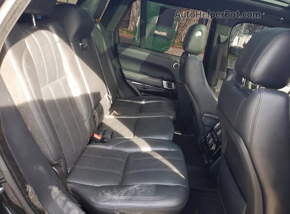 SALGS2EF2GA295293 2016 LAND ROVER RANGE Black Widok wnętrza z tyłu