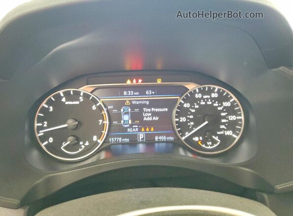 1N4BL4DV6SN399800 2025 NISSAN ALTIMA Белый Вид щитка приборов