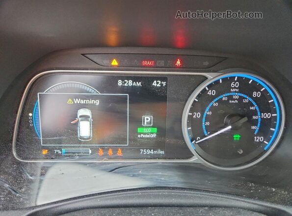 1N4AZ1BV5SC564937 2025 NISSAN LEAF Серый Вид щитка приборов