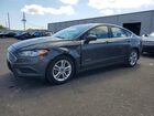 2018 Ford Fusion Se Hybrid Gray vin: 3FA6P0LU4JR268948