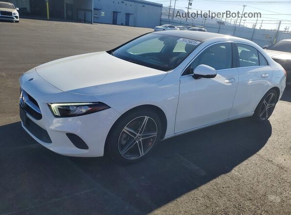 WDD3G4EB5KW014072 2019 MERCEDES-BENZ A White Tył lewy