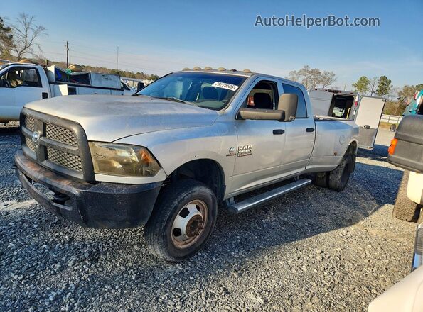 3C63RRGL8GG138213 2016 RAM 3500 Silver Tył lewy