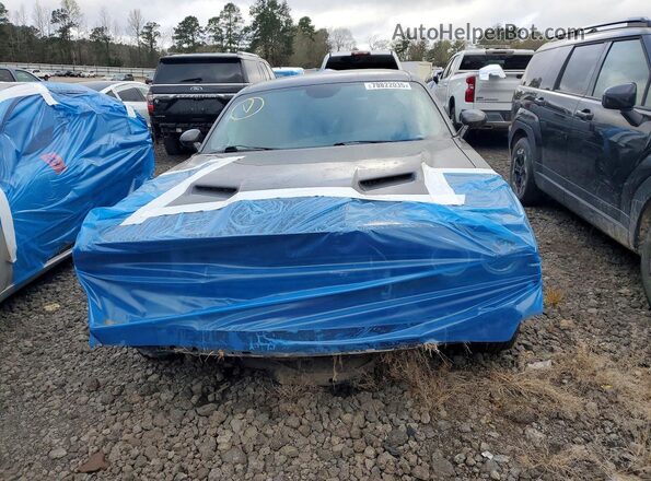 2C3CDZAGXMH506278 2021 DODGE CHALLENGER Угольный Вид сзади