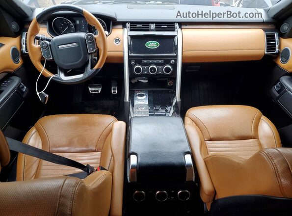 SALRHBBV3HA042147 2017 LAND ROVER DISCOVERY Black ხელსაწყოთა პანელის ხედი
