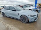 2022 Bmw M3 Competition Gray vin: WBS33AY07NFM37814