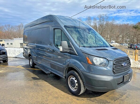 1FTYR3XM7KKA97868 2019 FORD TRANSIT Серый Вид спереди