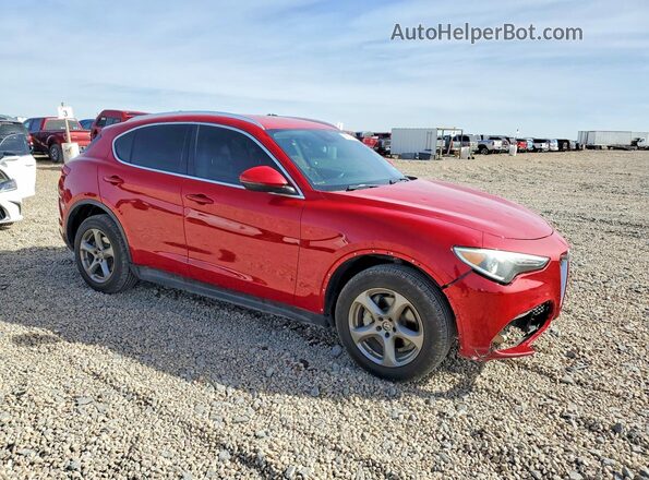 ZASFAKAN1J7B98357 2018 ALFA ROMEO STELVIO Red Widok z przodu
