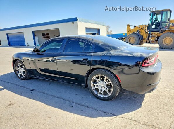 2C3CDXJG6HH526425 2017 DODGE CHARGER Черный Задняя правая четверть