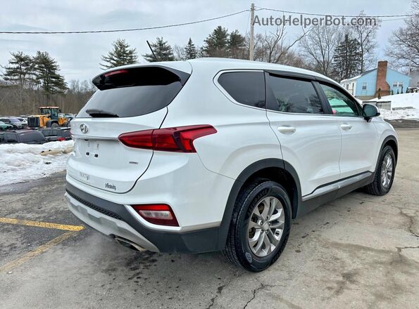 5NMS2CAD4KH121087 2019 HYUNDAI SANTA White Delantero derecho
