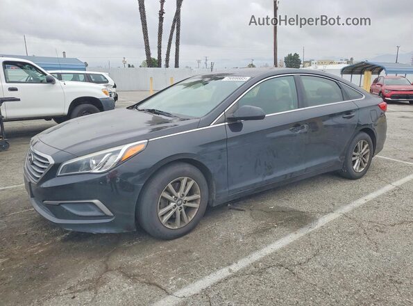 5NPE24AF2GH398481 2016 HYUNDAI SONATA Black Przód lewy
