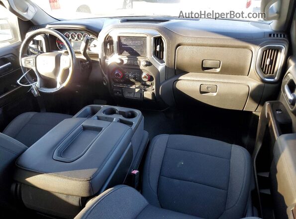 3GCPWCEK8LG304234 2020 CHEVROLET SILVERADO White Widok zestawu wskaźników