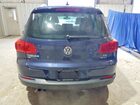 2016 Volkswagen Tiguan S Синий vin: WVGBV7AX1GW545593