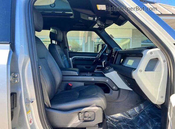 SALEW7RU6N2097910 2022 LAND ROVER DEFENDER Серебряный Вид сзади