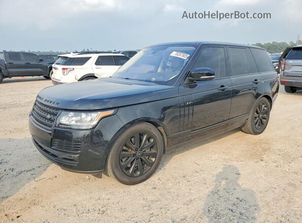 SALGS2PF3GA305634 2016 LAND ROVER RANGE ROVER Black Rear left
