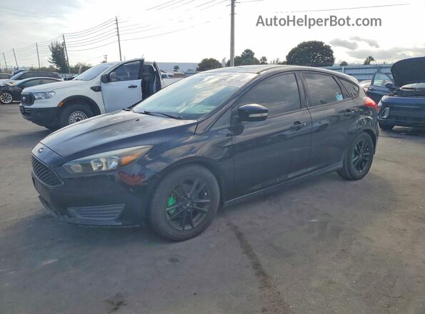 1FADP3K2XGL393601 2016 FORD FOCUS Черный Передняя левая четверть