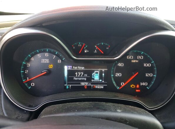 1G11X5S31KU138784 2019 CHEVROLET IMPALA Черный Вид щитка приборов
