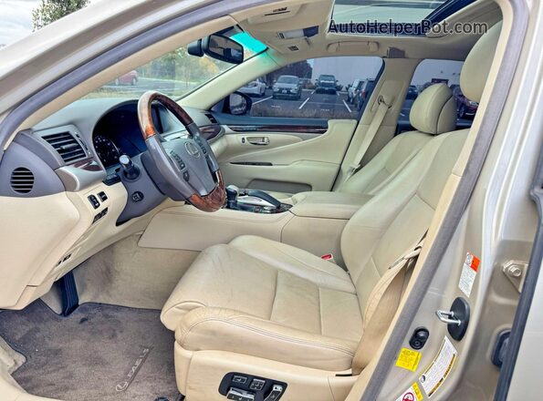 JTHBL5EF2H5143975 2017 LEXUS LS Золотой Вид наклейки с VIN-кодом