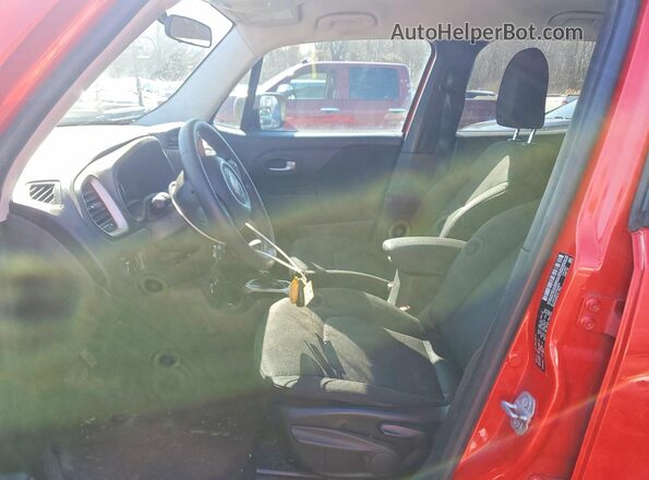 ZACCJBAT5GPD89575 2016 JEEP RENEGADE Red Vista del salpicadero