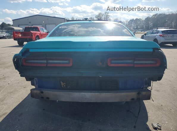 2C3CDZAG7JH172237 2018 DODGE CHALLENGER Синий Вид салона спереди