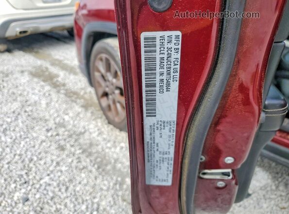 3C4NJCEBXMT548644 2021 JEEP COMPASS Красный Панорамный вид салона 360°