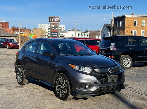 3CZRU6H16KM734891 2019 HONDA HR-V Черный Вид спереди