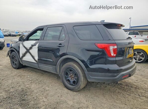 1FM5K8AR0JGC18195 2018 FORD FORD EXPLORER Black Rear left