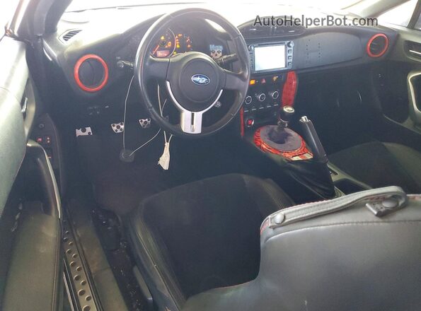 JF1ZCAC11G9602832 2016 SUBARU BRZ Black Widok zestawu wskaźników