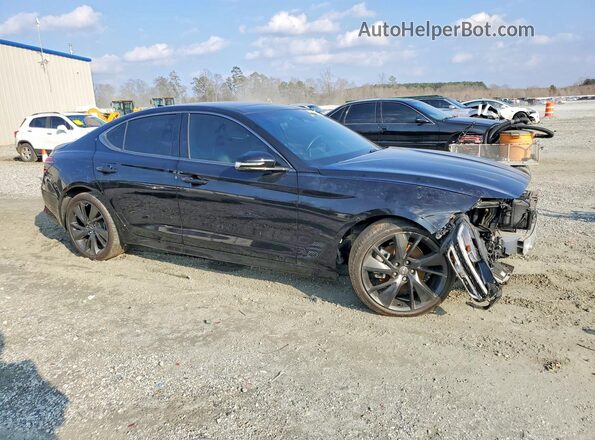 KMTG34TA6PU106782 2023 GENESIS G70 Черный Вид спереди