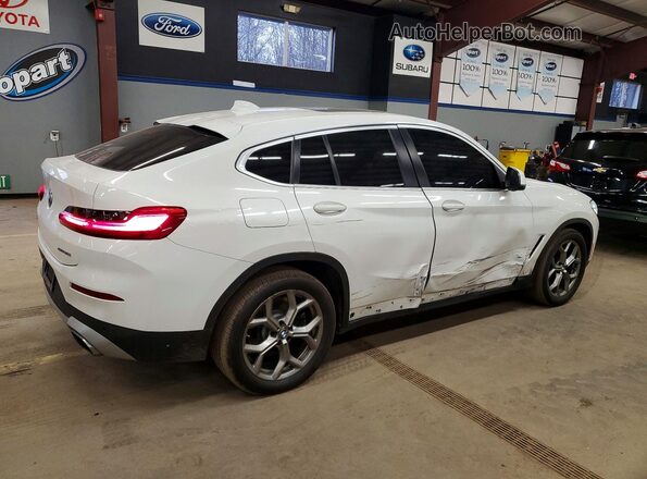 5UX33DT09N9K12081 2022 BMW X4 Белый Передняя правая четверть