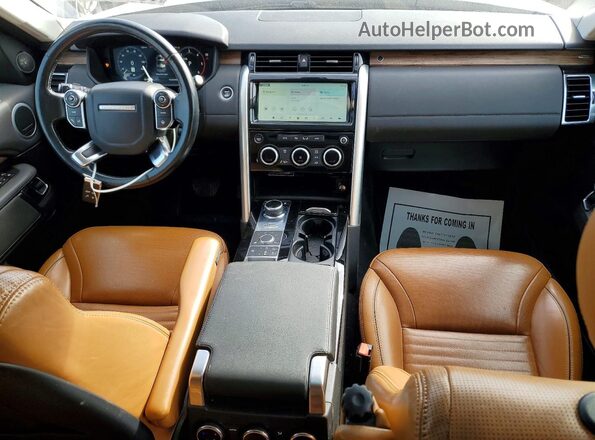 SALRR2RK8JA047746 2018 LAND ROVER DISCOVERY Белый Вид щитка приборов