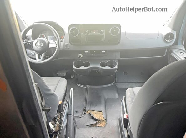 WD4PF1CD9KP123443 2019 MERCEDES-BENZ SPRINTER Blue Widok tylnych siedzeń