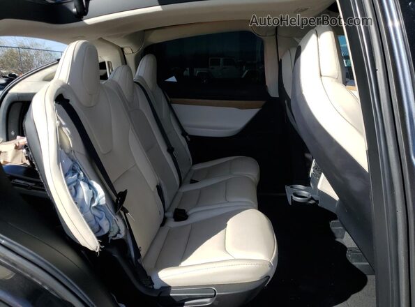 5YJXCAE21KF162987 2019 TESLA MODEL X Серый Вид подкапотного пространства