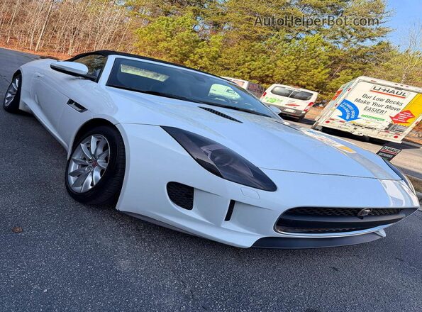 SAJWA6ET1H8K43103 2017 JAGUAR F-TYPE Белый Задняя левая четверть