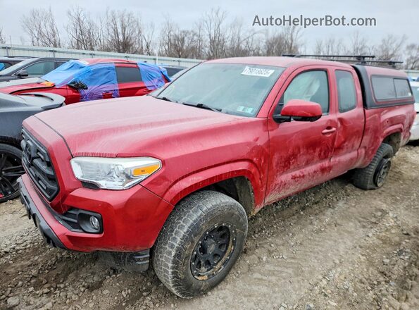 5TFSX5EN7GX045525 2016 TOYOTA TACOMA Red Առջևի ձախ երեք քառորդ տեսարան