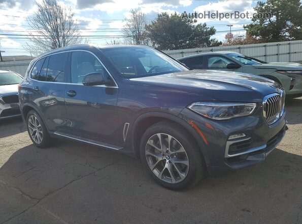 5UXJU2C59KLN65553 2019 BMW X5 Gray Widok z przodu