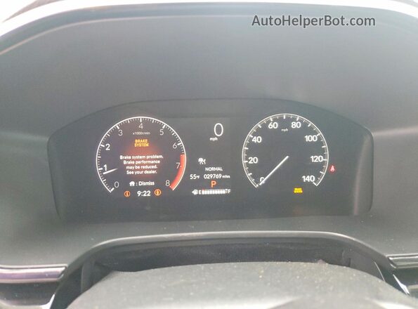 7FARS3H71PE000948 2023 HONDA CR-V Черный Вид щитка приборов