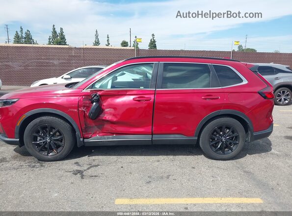 7FARS5H53PE006728 2023 HONDA CR-V HYBRID Red Панорамний вид салону 360°